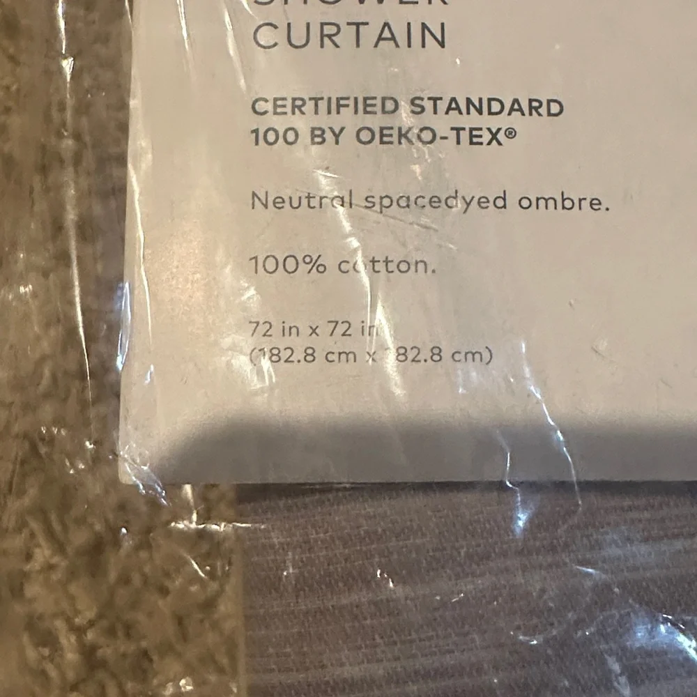 Project 62 Shower curtain ombré